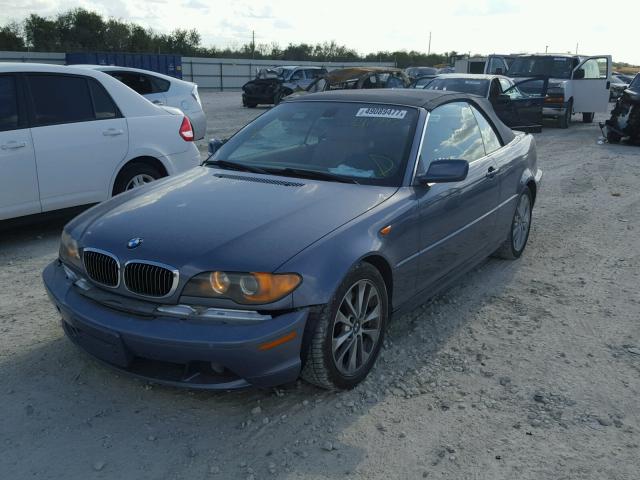 WBABW53404PL40715 - 2004 BMW 330 CI BLUE photo 2