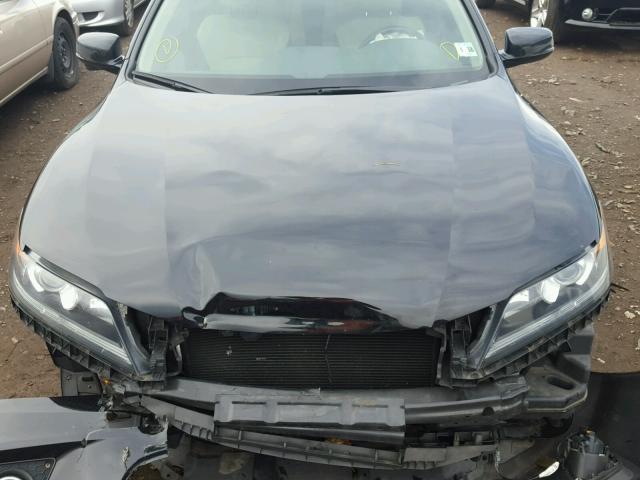 1HGCT1B87DA017246 - 2013 HONDA ACCORD EXL BLACK photo 7