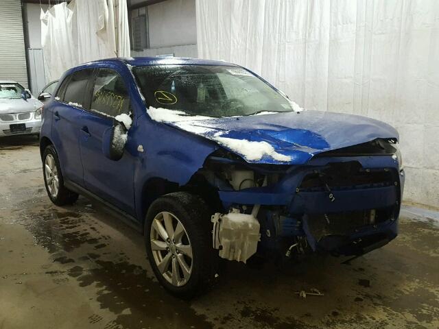 4A4AP3AU3FE010030 - 2015 MITSUBISHI OUTLANDER BLUE photo 1