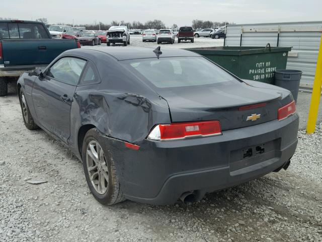 2G1FB1E31F9221787 - 2015 CHEVROLET CAMARO LS GRAY photo 3