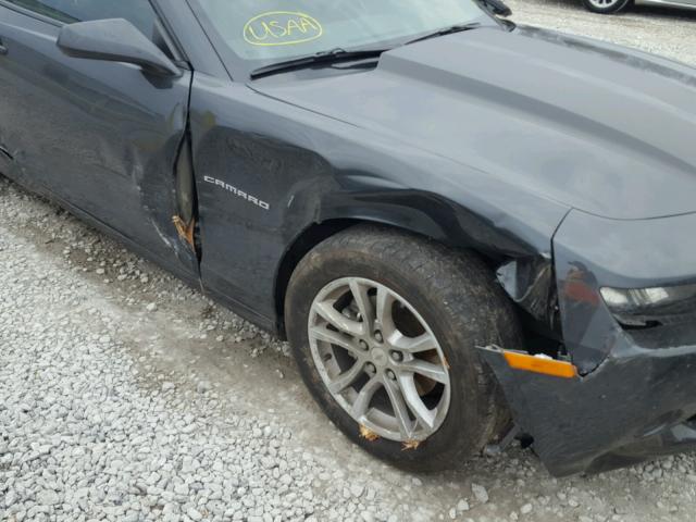 2G1FB1E31F9221787 - 2015 CHEVROLET CAMARO LS GRAY photo 9