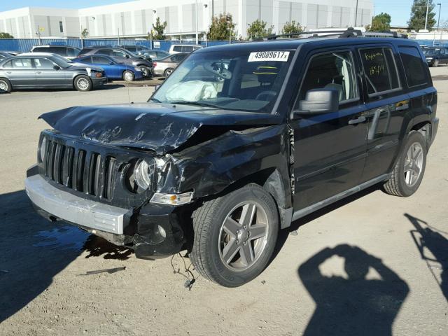 1J8FF48W27D286227 - 2007 JEEP PATRIOT LI BLACK photo 2