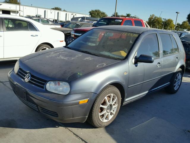 9BWFL61J854007165 - 2005 VOLKSWAGEN GOLF GL GRAY photo 2