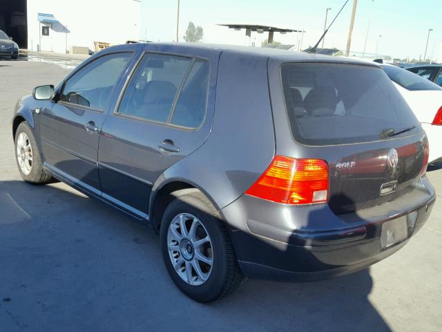 9BWFL61J854007165 - 2005 VOLKSWAGEN GOLF GL GRAY photo 3