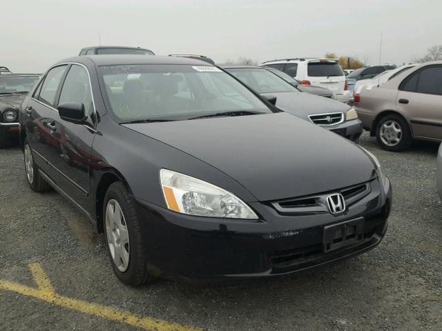 1HGCM66385A046880 - 2005 HONDA ACCORD LX BLACK photo 1