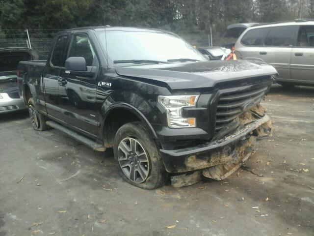 1FTEX1CP9FFC26205 - 2015 FORD F150 SUPER BLACK photo 1