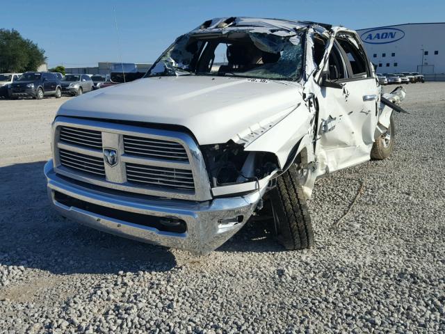 3C6UD5PLXCG269150 - 2012 DODGE RAM 2500 L WHITE photo 2