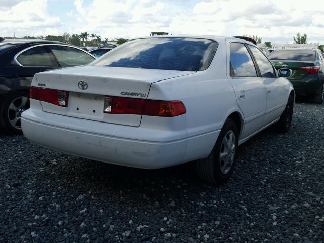 4T1BG22K71U867724 - 2001 TOYOTA CAMRY CE WHITE photo 4