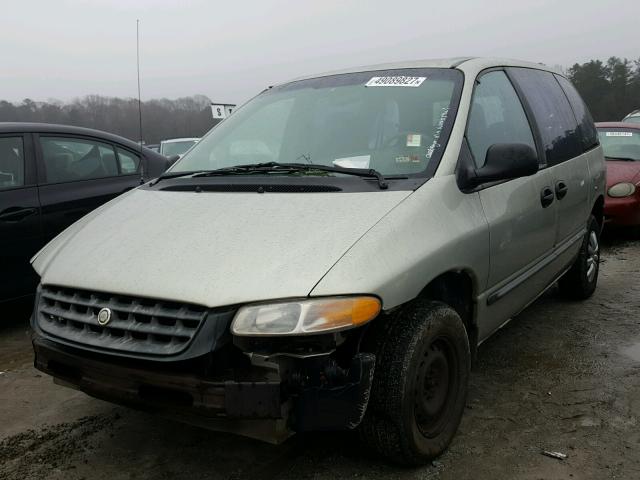 2C4FJ25B1YR740560 - 2000 CHRYSLER VOYAGER CREAM photo 2