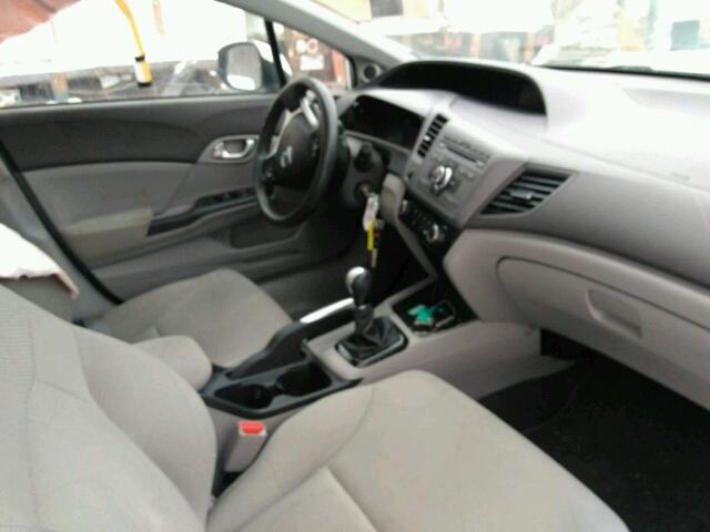 2HGFB2E5XCH057280 - 2012 HONDA CIVIC LX WHITE photo 5