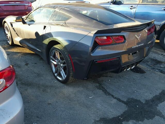 1G1YM2D73E5100719 - 2014 CHEVROLET CORVETTE S GRAY photo 3