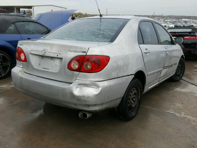 1NXBR32E95Z446099 - 2005 TOYOTA COROLLA CE SILVER photo 4