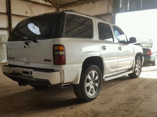 1GKEK63UX1J198281 - 2001 GMC DENALI WHITE photo 4