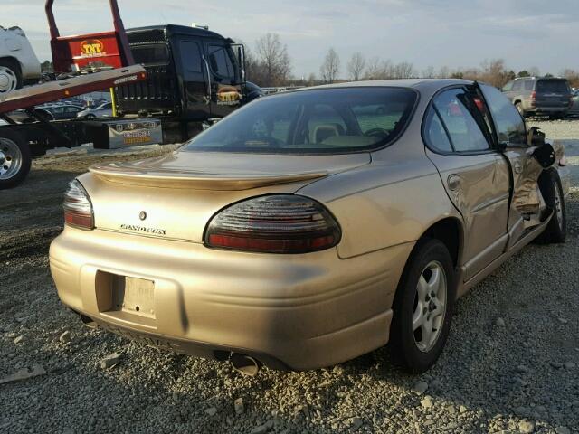 1G2WP52K3YF195252 - 2000 PONTIAC GRAND PRIX GOLD photo 4