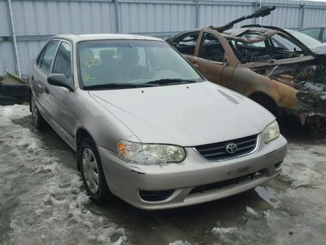 2T1BR12E61C847058 - 2001 TOYOTA COROLLA CE BEIGE photo 1