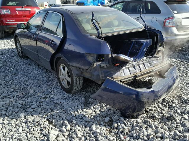 JHMCM56623C003106 - 2003 HONDA ACCORD EX BLUE photo 3