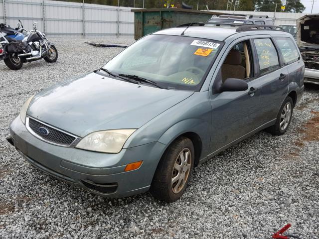 1FAFP36N55W264187 - 2005 FORD FOCUS ZXW GREEN photo 2