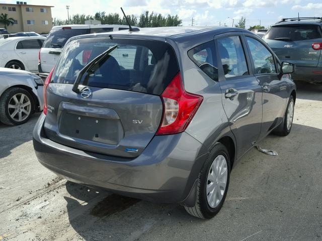 3N1CE2CP6GL380478 - 2016 NISSAN VERSA NOTE GRAY photo 4