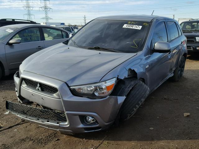 JA4AP4AU5CZ004144 - 2012 MITSUBISHI OUTLANDER GRAY photo 2