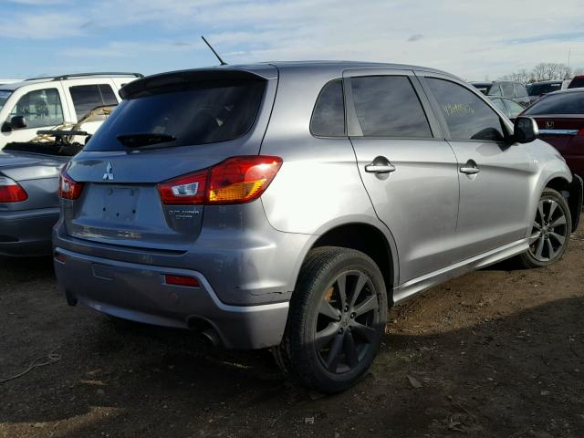 JA4AP4AU5CZ004144 - 2012 MITSUBISHI OUTLANDER GRAY photo 4