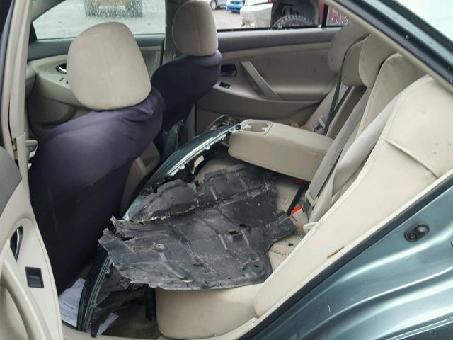4T1BE46K59U863890 - 2009 TOYOTA CAMRY BASE GREEN photo 6