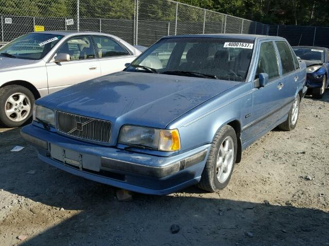 YV1LS5501P2067650 - 1993 VOLVO 850 BLUE photo 2