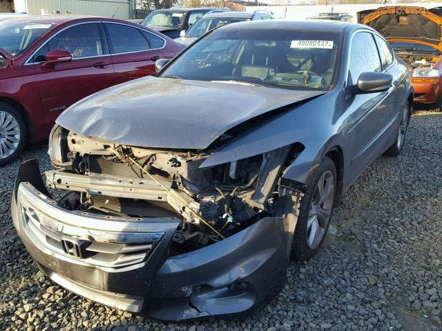 1HGCS2B82CA011717 - 2012 HONDA ACCORD EXL GRAY photo 2