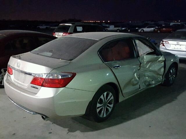 1HGCR2F33FA156862 - 2015 HONDA ACCORD LX BEIGE photo 4