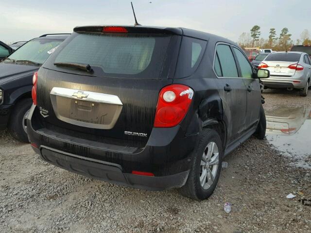 2GNALBEK7D6159197 - 2013 CHEVROLET EQUINOX LS BLACK photo 4