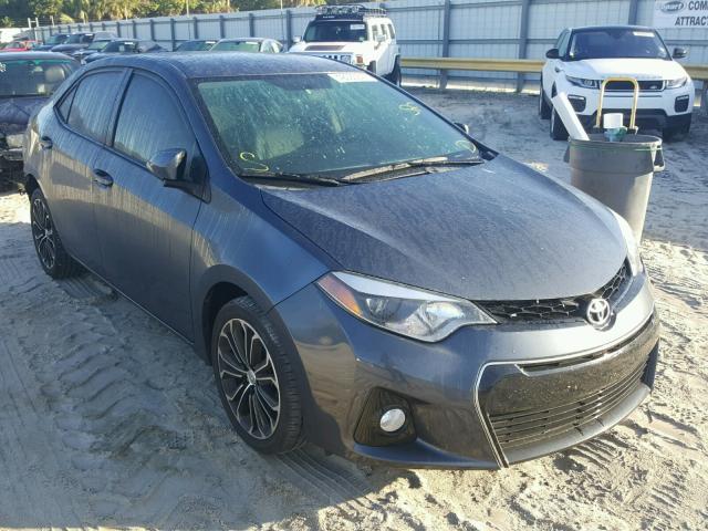 2T1BURHE5EC110590 - 2014 TOYOTA COROLLA L GRAY photo 1