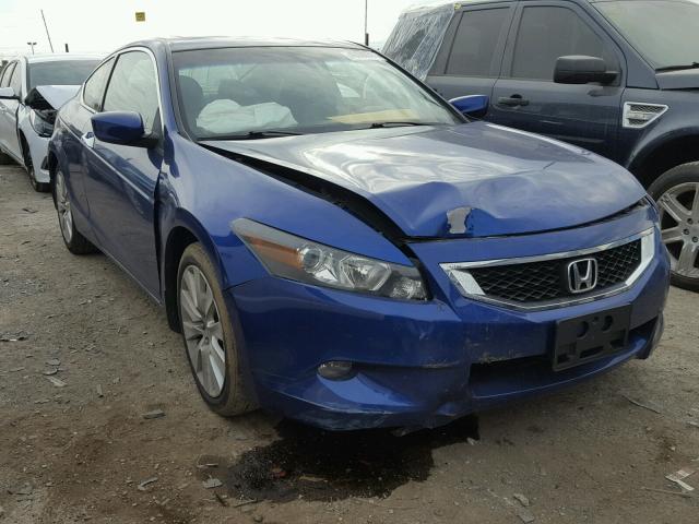 1HGCS22818A009741 - 2008 HONDA ACCORD EXL BLUE photo 1