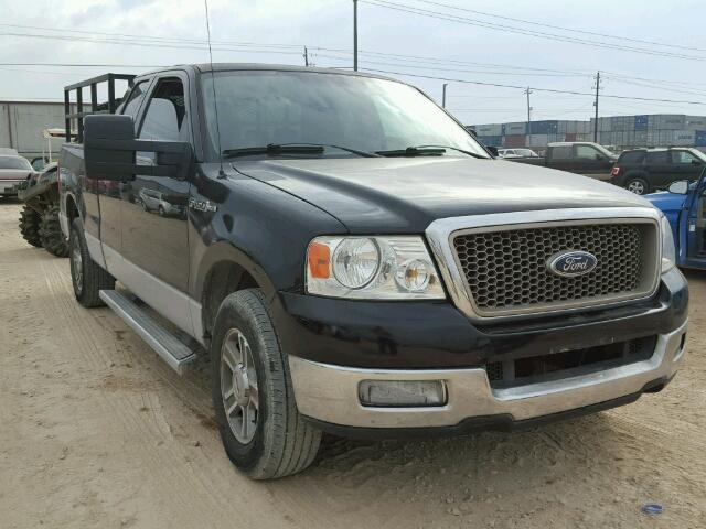 1FTRX12W05NB47519 - 2005 FORD F150 BLACK photo 1