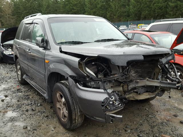 5FNYF186X8B034363 - 2008 HONDA PILOT EXL GRAY photo 1