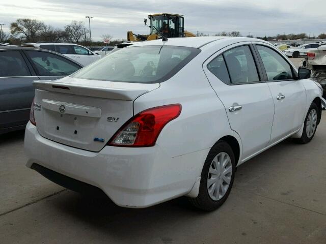 3N1CN7AP8GL853068 - 2016 NISSAN VERSA S WHITE photo 4