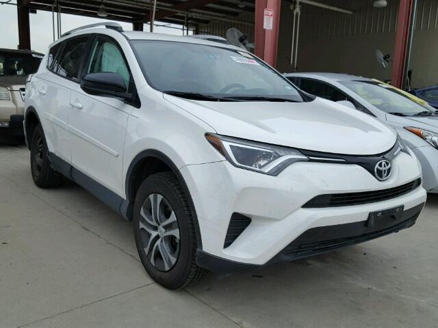 2T3ZFREVXGW263505 - 2016 TOYOTA RAV4 LE WHITE photo 1