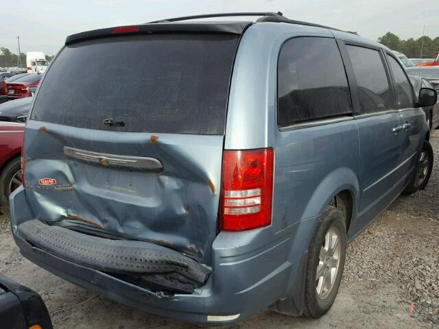 2A8HR54P58R629616 - 2008 CHRYSLER TOWN & COU BLUE photo 4