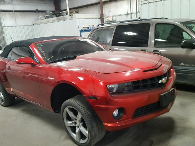 2G1FK3DJ4B9185244 - 2011 CHEVROLET CAMARO 2SS RED photo 9