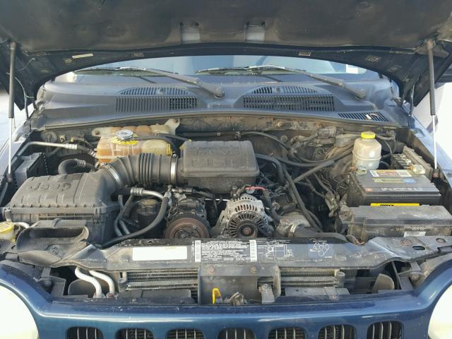 1J4GL48K42W115987 - 2002 JEEP LIBERTY SP BLUE photo 7