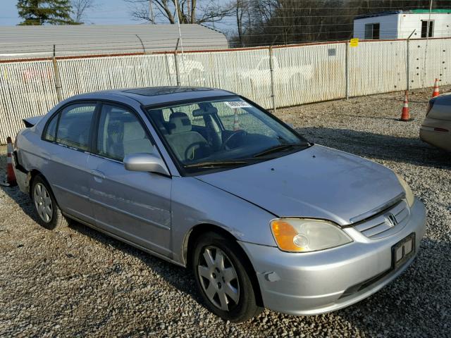 1HGES26741L054757 - 2001 HONDA CIVIC EX SILVER photo 1