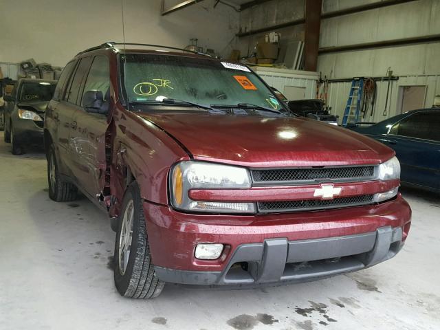 1GNDS13S952277974 - 2005 CHEVROLET TRAILBLAZE MAROON photo 1