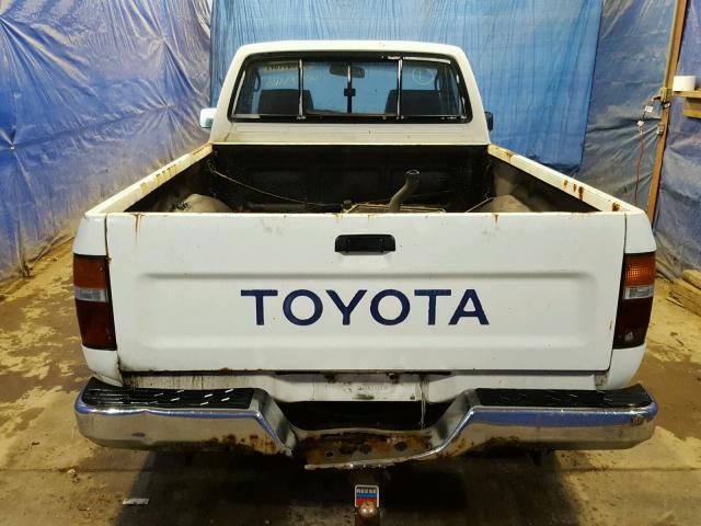 4TARN01P9PZ087662 - 1993 TOYOTA PICKUP 1/2 WHITE photo 6