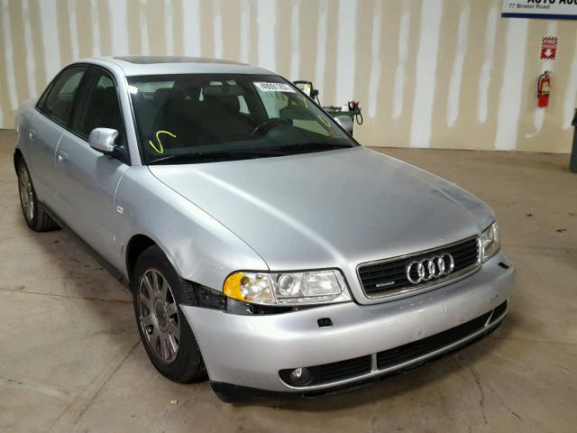 WAUDC68D0YA168954 - 2000 AUDI A4 1.8T QU SILVER photo 1