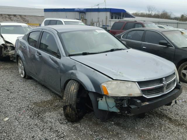 1B3LC56R28N103234 - 2008 DODGE AVENGER SX GRAY photo 1