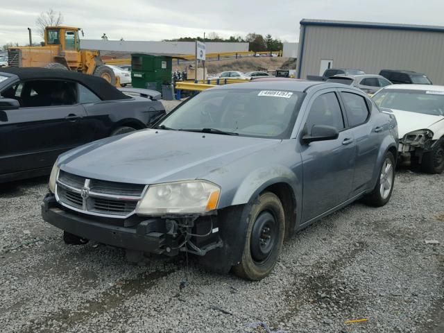 1B3LC56R28N103234 - 2008 DODGE AVENGER SX GRAY photo 2