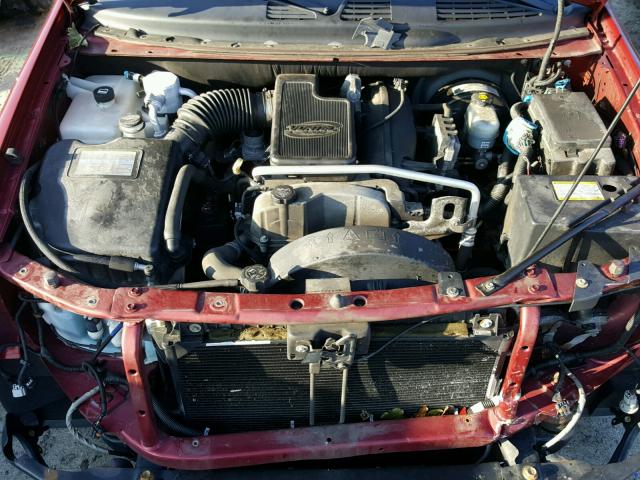 1GNDT13S382182229 - 2008 CHEVROLET TRAILBLAZE BURGUNDY photo 7