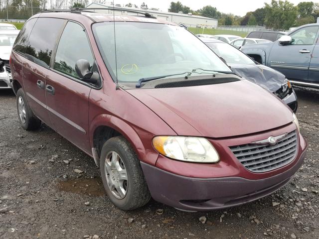 1C4GJ25372B742218 - 2002 CHRYSLER VOYAGER BURGUNDY photo 1