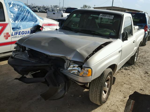 4F4YR12D32TM10699 - 2002 MAZDA B2300 SILVER photo 2