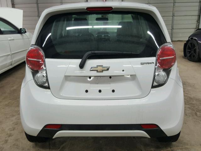 KL8CD6S91EC540424 - 2014 CHEVROLET SPARK 1LT WHITE photo 9