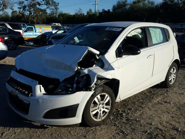 1G1JD6SH4D4134970 - 2013 CHEVROLET SONIC LT WHITE photo 2