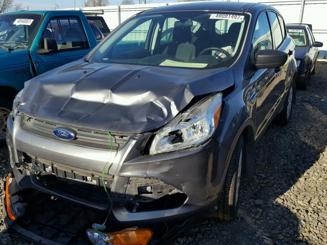 1FMCU0F74EUA15330 - 2014 FORD ESCAPE S GRAY photo 2